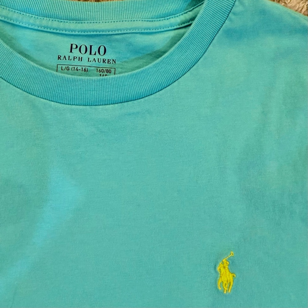 NWOT Polo Ralph Lauren Blue Crewneck - Picture 3 of 3